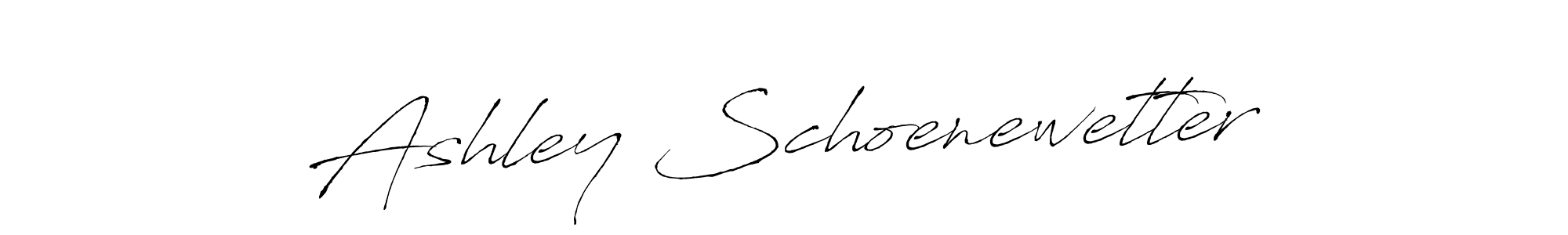 Create a beautiful signature design for name Ashley Schoenewetter. With this signature (Antro_Vectra) fonts, you can make a handwritten signature for free. Ashley Schoenewetter signature style 6 images and pictures png