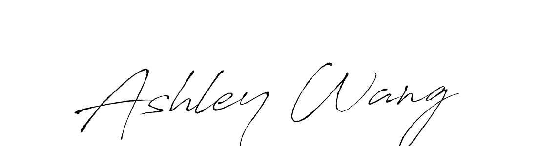 You should practise on your own different ways (Antro_Vectra) to write your name (Ashley Wang) in signature. don't let someone else do it for you. Ashley Wang signature style 6 images and pictures png