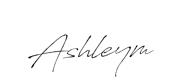 Use a signature maker to create a handwritten signature online. With this signature software, you can design (Antro_Vectra) your own signature for name Ashleym. Ashleym signature style 6 images and pictures png