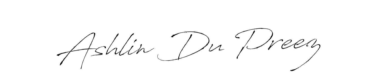 Antro_Vectra is a professional signature style that is perfect for those who want to add a touch of class to their signature. It is also a great choice for those who want to make their signature more unique. Get Ashlin Du Preez name to fancy signature for free. Ashlin Du Preez signature style 6 images and pictures png