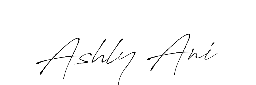 Make a beautiful signature design for name Ashly Ani. With this signature (Antro_Vectra) style, you can create a handwritten signature for free. Ashly Ani signature style 6 images and pictures png