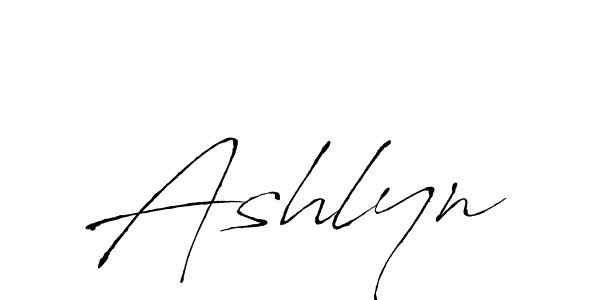 Ashlyn stylish signature style. Best Handwritten Sign (Antro_Vectra) for my name. Handwritten Signature Collection Ideas for my name Ashlyn. Ashlyn signature style 6 images and pictures png