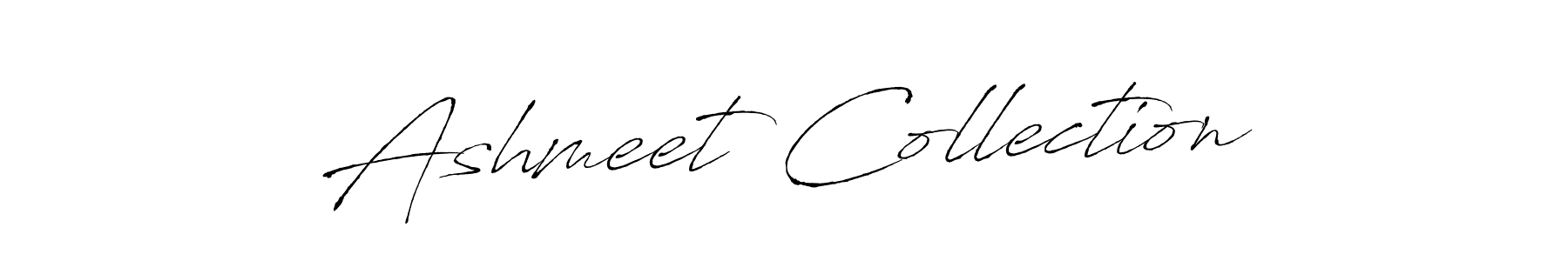 How to make Ashmeet Collection name signature. Use Antro_Vectra style for creating short signs online. This is the latest handwritten sign. Ashmeet Collection signature style 6 images and pictures png