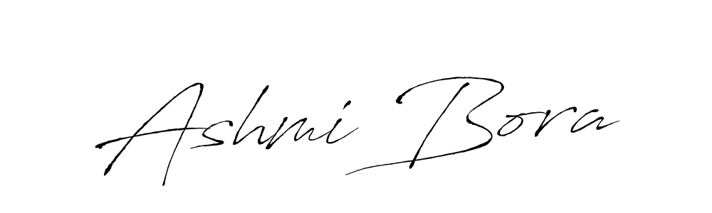 Design your own signature with our free online signature maker. With this signature software, you can create a handwritten (Antro_Vectra) signature for name Ashmi Bora. Ashmi Bora signature style 6 images and pictures png