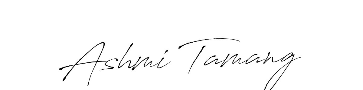 Use a signature maker to create a handwritten signature online. With this signature software, you can design (Antro_Vectra) your own signature for name Ashmi Tamang. Ashmi Tamang signature style 6 images and pictures png