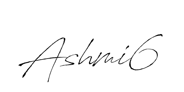 How to Draw Ashmi6 signature style? Antro_Vectra is a latest design signature styles for name Ashmi6. Ashmi6 signature style 6 images and pictures png
