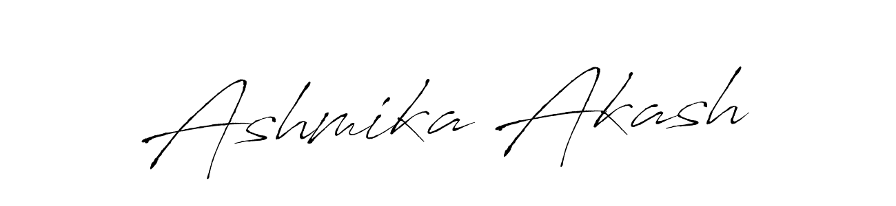 Use a signature maker to create a handwritten signature online. With this signature software, you can design (Antro_Vectra) your own signature for name Ashmika Akash. Ashmika Akash signature style 6 images and pictures png