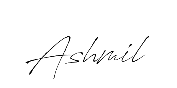 How to make Ashmil name signature. Use Antro_Vectra style for creating short signs online. This is the latest handwritten sign. Ashmil signature style 6 images and pictures png