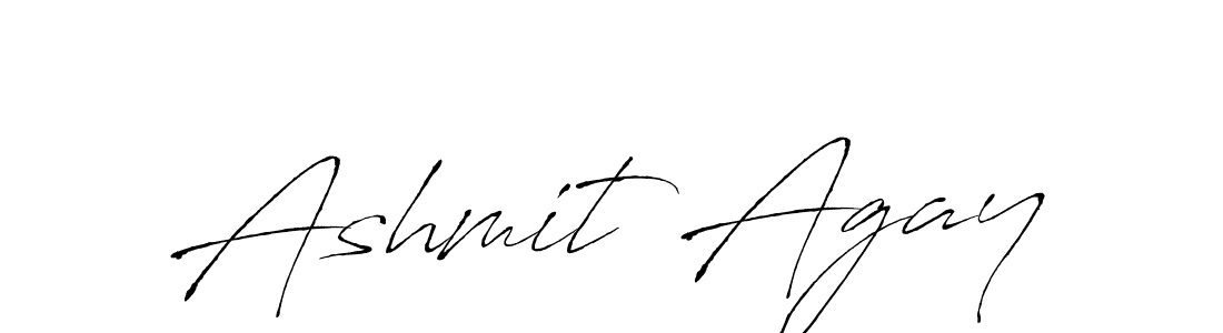 How to make Ashmit Agay signature? Antro_Vectra is a professional autograph style. Create handwritten signature for Ashmit Agay name. Ashmit Agay signature style 6 images and pictures png