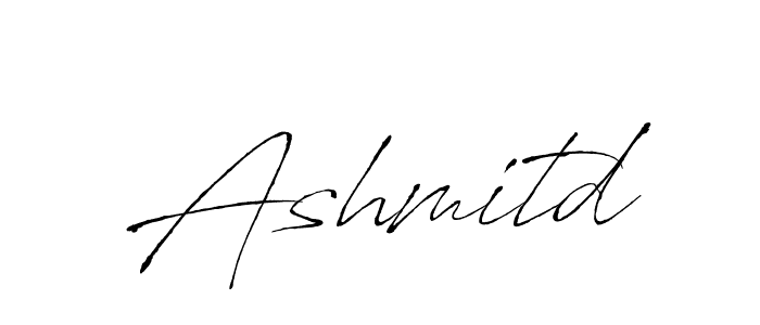 Antro_Vectra is a professional signature style that is perfect for those who want to add a touch of class to their signature. It is also a great choice for those who want to make their signature more unique. Get Ashmitd name to fancy signature for free. Ashmitd signature style 6 images and pictures png