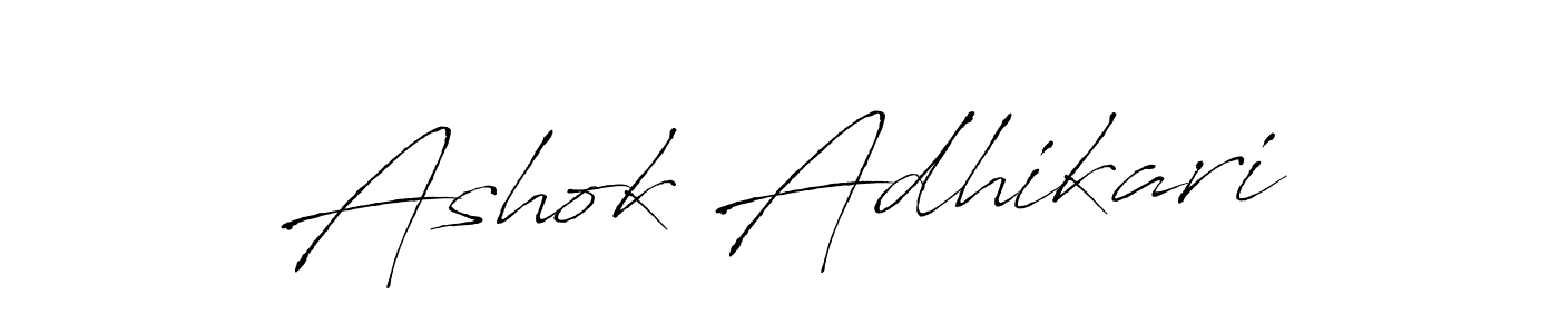 Similarly Antro_Vectra is the best handwritten signature design. Signature creator online .You can use it as an online autograph creator for name Ashok Adhikari. Ashok Adhikari signature style 6 images and pictures png