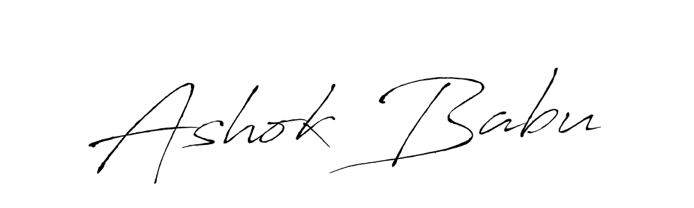 Make a beautiful signature design for name Ashok Babu. Use this online signature maker to create a handwritten signature for free. Ashok Babu signature style 6 images and pictures png