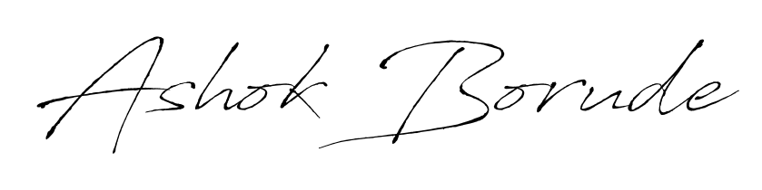 A modern signature idea for name Ashok Borude using Antro_Vectra font. Clean strokes and elegant curves make it stand out instantly. Ashok Borude signature style 6 images and pictures png