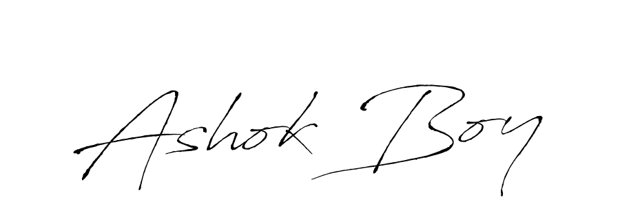 How to make Ashok Boy name signature. Use Antro_Vectra style for creating short signs online. This is the latest handwritten sign. Ashok Boy signature style 6 images and pictures png