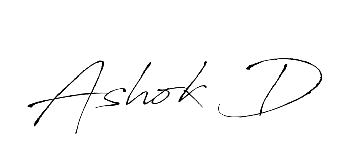 Create a beautiful signature design for name Ashok D. With this signature (Antro_Vectra) fonts, you can make a handwritten signature for free. Ashok D signature style 6 images and pictures png