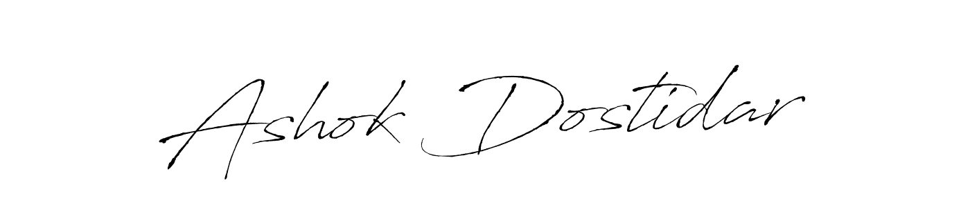 How to make Ashok Dostidar signature? Antro_Vectra is a professional autograph style. Create handwritten signature for Ashok Dostidar name. Ashok Dostidar signature style 6 images and pictures png