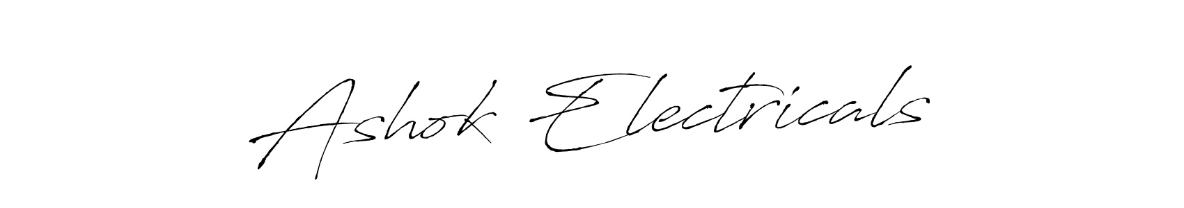 Also we have Ashok Electricals name is the best signature style. Create professional handwritten signature collection using Antro_Vectra autograph style. Ashok Electricals signature style 6 images and pictures png