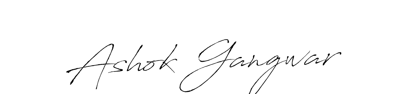 Use a signature maker to create a handwritten signature online. With this signature software, you can design (Antro_Vectra) your own signature for name Ashok Gangwar. Ashok Gangwar signature style 6 images and pictures png