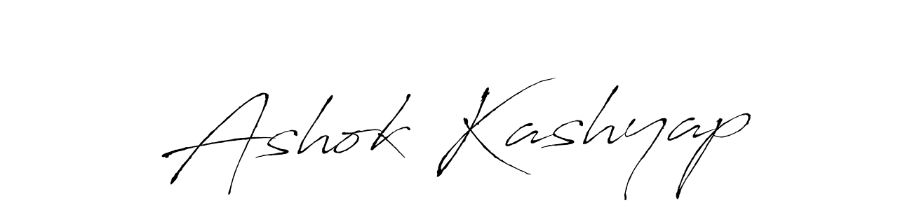 Ashok Kashyap stylish signature style. Best Handwritten Sign (Antro_Vectra) for my name. Handwritten Signature Collection Ideas for my name Ashok Kashyap. Ashok Kashyap signature style 6 images and pictures png