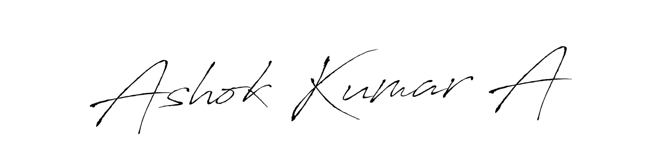 Make a beautiful signature design for name Ashok Kumar A. Use this online signature maker to create a handwritten signature for free. Ashok Kumar A signature style 6 images and pictures png