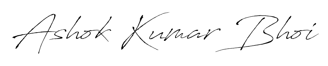 Discover how Ashok Kumar Bhoi looks in an executive cursive font (Antro_Vectra). Perfect for legal documents, invoices, and certificates. Ashok Kumar Bhoi signature style 6 images and pictures png