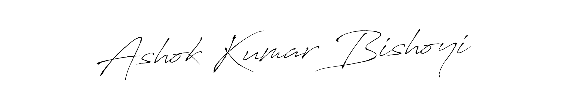Design your own signature with our free online signature maker. With this signature software, you can create a handwritten (Antro_Vectra) signature for name Ashok Kumar Bishoyi. Ashok Kumar Bishoyi signature style 6 images and pictures png