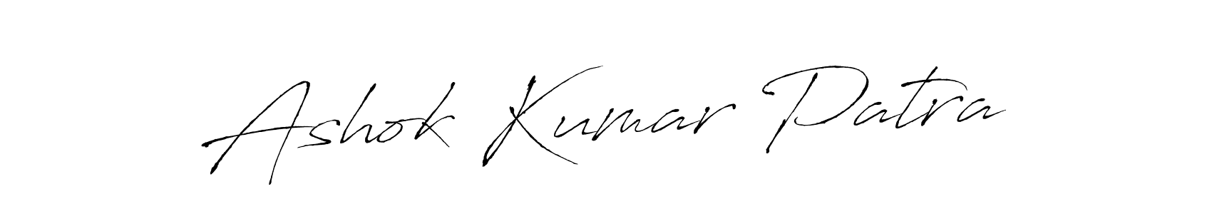 How to make Ashok Kumar Patra name signature. Use Antro_Vectra style for creating short signs online. This is the latest handwritten sign. Ashok Kumar Patra signature style 6 images and pictures png