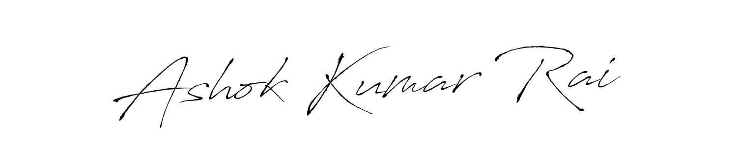 Antro_Vectra is a professional signature style that is perfect for those who want to add a touch of class to their signature. It is also a great choice for those who want to make their signature more unique. Get Ashok Kumar Rai name to fancy signature for free. Ashok Kumar Rai signature style 6 images and pictures png