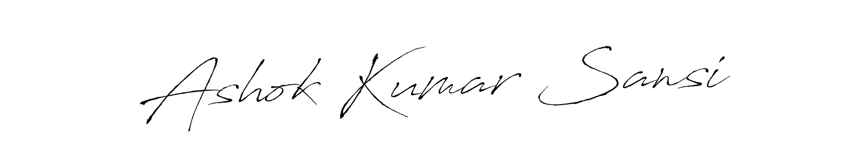Also we have Ashok Kumar Sansi name is the best signature style. Create professional handwritten signature collection using Antro_Vectra autograph style. Ashok Kumar Sansi signature style 6 images and pictures png