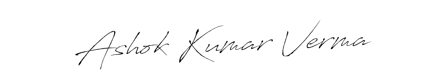 Also You can easily find your signature by using the search form. We will create Ashok Kumar Verma name handwritten signature images for you free of cost using Antro_Vectra sign style. Ashok Kumar Verma signature style 6 images and pictures png