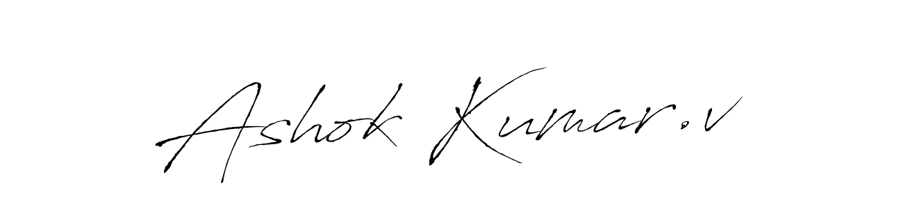Also You can easily find your signature by using the search form. We will create Ashok Kumar.v name handwritten signature images for you free of cost using Antro_Vectra sign style. Ashok Kumar.v signature style 6 images and pictures png