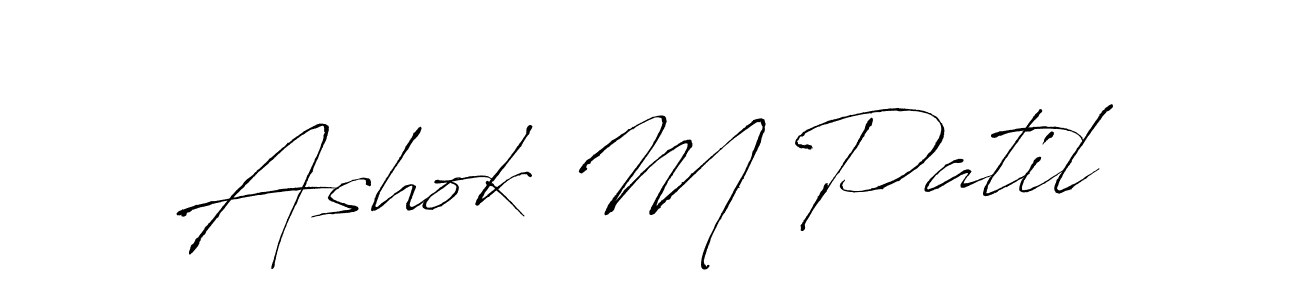 Also we have Ashok M Patil name is the best signature style. Create professional handwritten signature collection using Antro_Vectra autograph style. Ashok M Patil signature style 6 images and pictures png