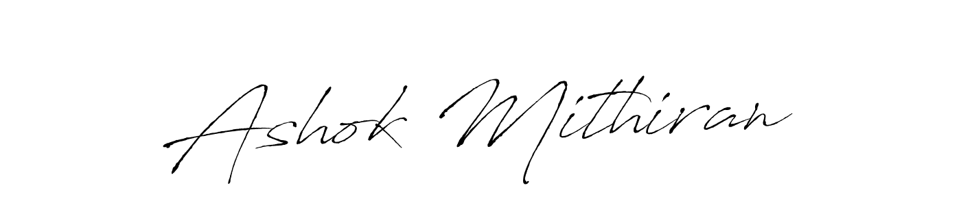 Design your own signature with our free online signature maker. With this signature software, you can create a handwritten (Antro_Vectra) signature for name Ashok Mithiran. Ashok Mithiran signature style 6 images and pictures png