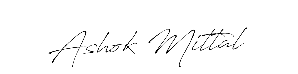 Antro_Vectra is a professional signature style that is perfect for those who want to add a touch of class to their signature. It is also a great choice for those who want to make their signature more unique. Get Ashok Mittal name to fancy signature for free. Ashok Mittal signature style 6 images and pictures png