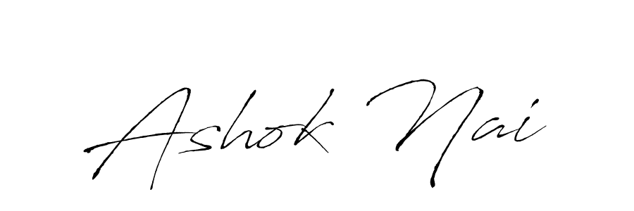 The best way (Antro_Vectra) to make a short signature is to pick only two or three words in your name. The name Ashok Nai include a total of six letters. For converting this name. Ashok Nai signature style 6 images and pictures png