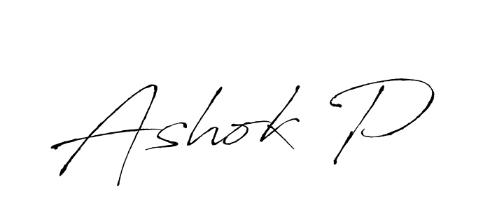 You can use this online signature creator to create a handwritten signature for the name Ashok P. This is the best online autograph maker. Ashok P signature style 6 images and pictures png