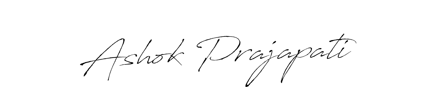 It looks lik you need a new signature style for name Ashok Prajapati. Design unique handwritten (Antro_Vectra) signature with our free signature maker in just a few clicks. Ashok Prajapati signature style 6 images and pictures png