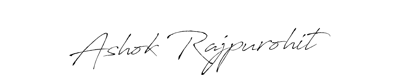 Ashok Rajpurohit stylish signature style. Best Handwritten Sign (Antro_Vectra) for my name. Handwritten Signature Collection Ideas for my name Ashok Rajpurohit. Ashok Rajpurohit signature style 6 images and pictures png