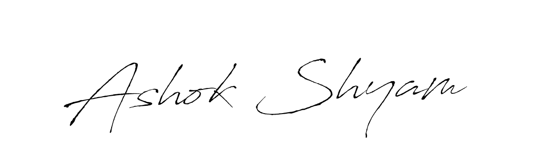 Antro_Vectra is a professional signature style that is perfect for those who want to add a touch of class to their signature. It is also a great choice for those who want to make their signature more unique. Get Ashok Shyam name to fancy signature for free. Ashok Shyam signature style 6 images and pictures png