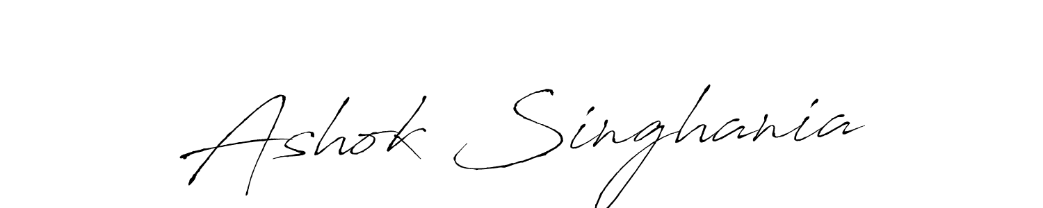 Also You can easily find your signature by using the search form. We will create Ashok Singhania name handwritten signature images for you free of cost using Antro_Vectra sign style. Ashok Singhania signature style 6 images and pictures png