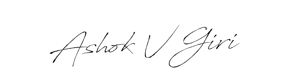It looks lik you need a new signature style for name Ashok V Giri. Design unique handwritten (Antro_Vectra) signature with our free signature maker in just a few clicks. Ashok V Giri signature style 6 images and pictures png