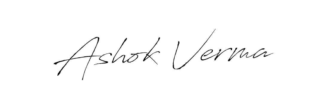 It looks lik you need a new signature style for name Ashok Verma. Design unique handwritten (Antro_Vectra) signature with our free signature maker in just a few clicks. Ashok Verma signature style 6 images and pictures png