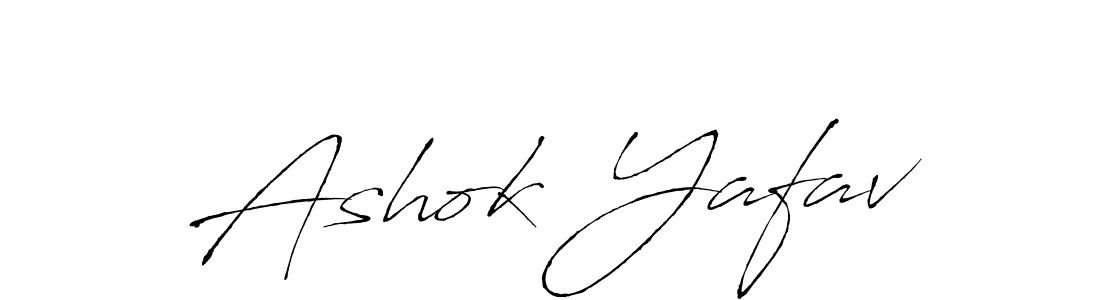 Also You can easily find your signature by using the search form. We will create Ashok Yafav name handwritten signature images for you free of cost using Antro_Vectra sign style. Ashok Yafav signature style 6 images and pictures png