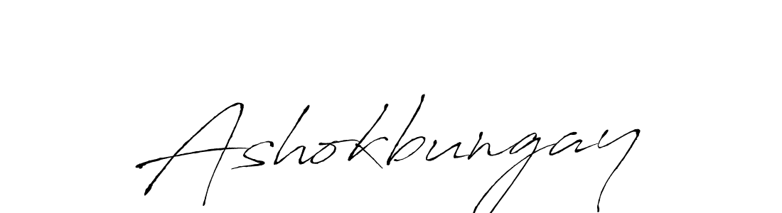 Ashokbungay stylish signature style. Best Handwritten Sign (Antro_Vectra) for my name. Handwritten Signature Collection Ideas for my name Ashokbungay. Ashokbungay signature style 6 images and pictures png