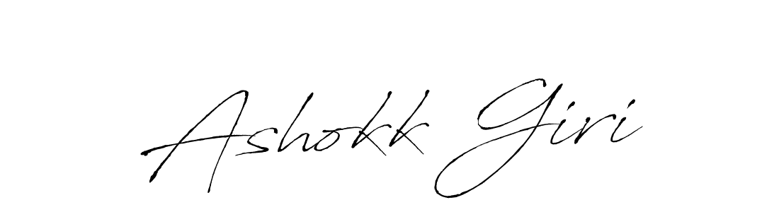 This is the best signature style for the Ashokk Giri name. Also you like these signature font (Antro_Vectra). Mix name signature. Ashokk Giri signature style 6 images and pictures png