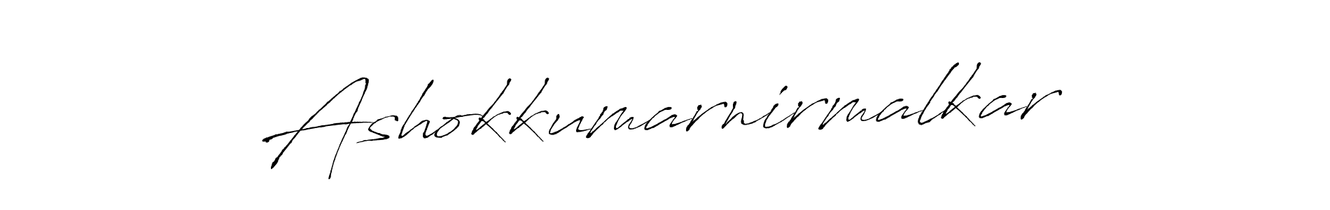 This is the best signature style for the Ashokkumarnirmalkar name. Also you like these signature font (Antro_Vectra). Mix name signature. Ashokkumarnirmalkar signature style 6 images and pictures png