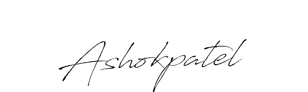 Use a signature maker to create a handwritten signature online. With this signature software, you can design (Antro_Vectra) your own signature for name Ashokpatel. Ashokpatel signature style 6 images and pictures png