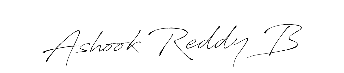 Create a beautiful signature design for name Ashook Reddy B. With this signature (Antro_Vectra) fonts, you can make a handwritten signature for free. Ashook Reddy B signature style 6 images and pictures png