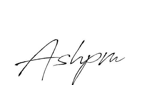 How to make Ashpm signature? Antro_Vectra is a professional autograph style. Create handwritten signature for Ashpm name. Ashpm signature style 6 images and pictures png