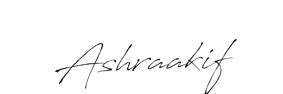 Make a beautiful signature design for name Ashraakif. With this signature (Antro_Vectra) style, you can create a handwritten signature for free. Ashraakif signature style 6 images and pictures png